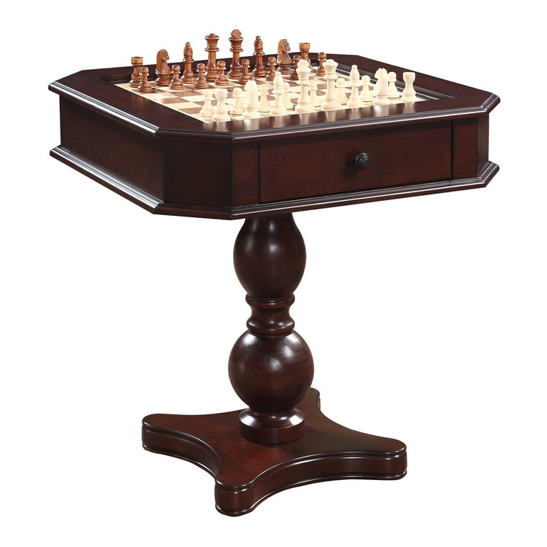 Chess table best sale with chairs