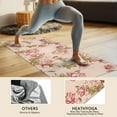thumbnail image 4 of Pioneer Flower Floral Print Pattern Hot Yoga Mat Towel Non Slip for Hot Yoga - Quick-Drying Yoga Mat Cover with 4 Corner Pockets with Travel Bag - Hot Yoga Towel Non Slip 70"x26", 4 of 6