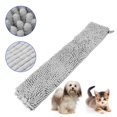 thumbnail image 5 of Ducha para mascotas de fibra, capucha de secado con fuerte absorción de agua, toalla de baño, accesorio de aseo para gatos L gris, 5 of 5