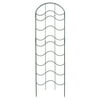 Achla Designs FT-16 77 In Waves Wrought Iron Garden Lattice Trellis, Black
