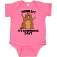 thumbnail image 3 of Inktastic Finally It's Groundhog Day Boys or Girls Baby Bodysuit, 3 of 5