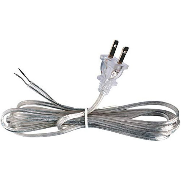 Creative Hobbies Clear Silver Lamp Cord, 8 Foot Long, Replacement Lamp