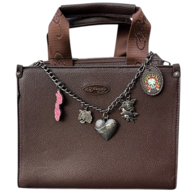 Bolsa Crossbody Ed Hardy Chocolate