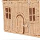 thumbnail image 3 of Handwoven Rattan Bag House Shape Portable Handle Adjustable Strap Rattan Shoulder Bag for Beach Travel Outing, 3 of 4