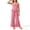 Pink, variant on FRSASU Girls 2 Piece Sets Sleeveless Ruffled Hem Pleated Tops and Wide Leg Pants Summer Outfit Clothes for 4-15 Years White