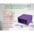 thumbnail image 2 of HANNLOMAX HX-206Wi Radio despertador con cargador inalámbrico, pantalla a color RGB, puerto USB para carga y reproducción de MP3, Bluetooth, sonidos relajantes para dormir, entrada auxiliar, funcionam, 2 of 5