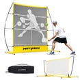 thumbnail image 1 of Red de rebote de práctica de pickleball MerryMove Yellow 2 en 1, 1 of 6