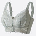 thumbnail image 5 of Arlun Zip up Front Closure Bras for Women Powerful Support Comfy Seamless Bralettes Soft Comfortable Thin Breathable Adjustable Straps Full Coverage Bra Green 95, 5 of 7