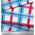 thumbnail image 2 of Soimoi Velvet Fabric Check Check Print Fabric by the Yard 58 Inch Wide, 2 of 3