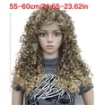 thumbnail image 3 of Kinky Curly Synthetic Wigs with Breathable Net, Heated-Resistant & Easy Maintenance for African Women's, 3 of 8