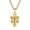 Gold, variant on Cross Necklace for men women: Stainless Steel Cruz Del Perdon Catolica St Benedict Miraculous Medal Pendant Necklaces for Men and Women Religious Jewelry Gifts