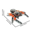 thumbnail image 2 of Lifelike Spider Plush Toy Creepy Cute Tarantula Plush for Kids & Adults, Halloween Decor & Gift, 2 of 4