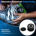 thumbnail image 2 of Polea del embrague de libre giro del alternador Unique Bargains AM5Q10A352AA para Ford C-MAX II 2010-2020, pieza de repuesto de polea de alternador de sobrealimentación 1 pcs, 2 of 6
