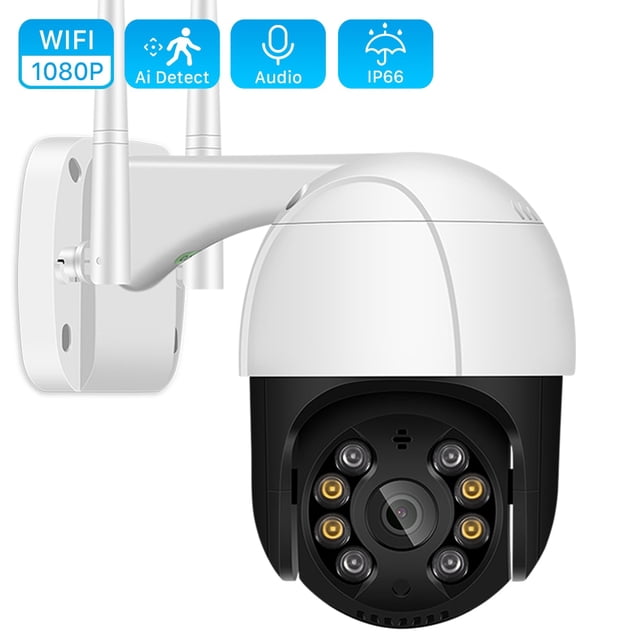 Cámara IP de seguridad para exteriores, videocámara PTZ de 1080P con Wifi, Zoom Digital 4X, IA, detección humana, inalámbrica, H.265, P2P, Audio, 2MP, 3MP, CCTV