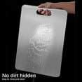 thumbnail image 6 of Stainless Steel Cutting Board, Metal Chopping Board for Kitchen, groceries-Grade Dishwasher Safe Cutting Board with Hanging Hole for Meat Fruit Vegetable Prep, 6 of 9
