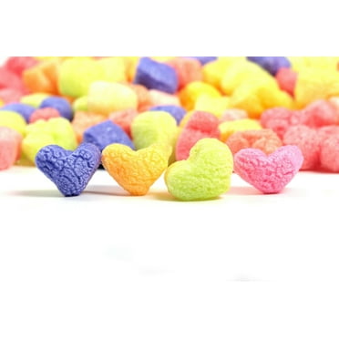 FunPak Packing Peanuts Rainbow Hearts 1.5 cu ft Compostable Biodegradable