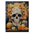 thumbnail image 3 of Designart "Marigold Offerings Gold Mexican Art" Floral Print on Natural Pine Wood, 3 of 5