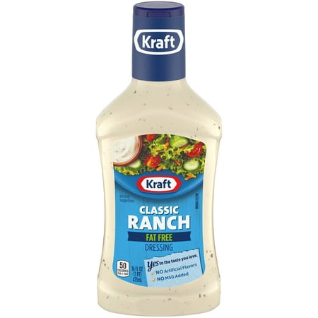 Fat Free Sweet - Kraft Classic Ranch Fat Free Dressing 16 fl. oz. Bottle