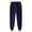 Navy, variant on Womens Pants Summer Men's Casual Trousers And Trousers Plus Velvet Thick Solid Color Large Size Running Fitness Pants