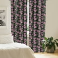 thumbnail image 2 of Ambesonne Spring Curtains, Pink Tone Roses Art Garden, Pair of 28"x95", Pale Fuchsia Lime Green, 2 of 5