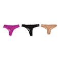 thumbnail image 2 of Tangas Simply Basic para Dama Encaje Multicolor Talla EG 3 Piezas, 2 of 4