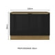 thumbnail image 2 of Madesa Gabinete Bajo de Cocina para Fregadero de 120 cm 2 Puertas (Con Encimera) Lux Rústico/Negro, 2 of 10