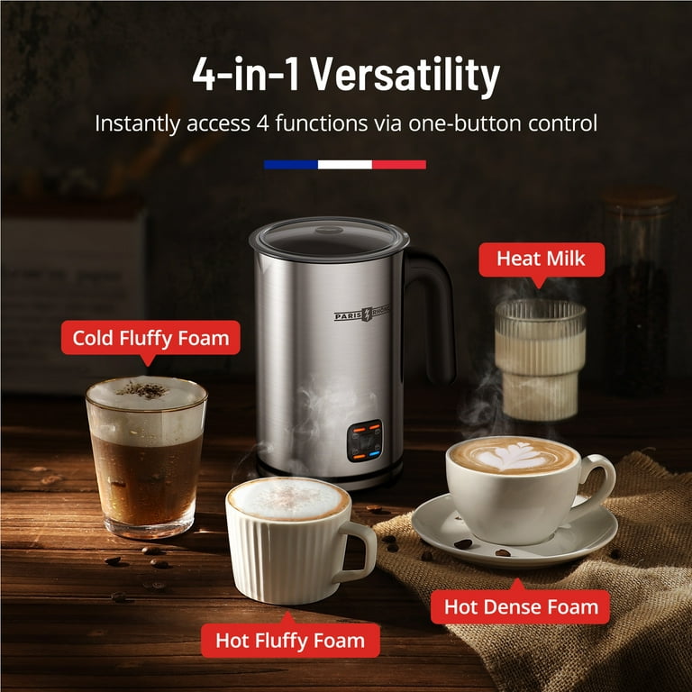 Electric Milk Frother and Steamer, 9 Functions for Milk Foam Hot and Cold,  Hot Chocolate Maker, Milk Warmer for Coffee Latte Cappuccino Macchiato