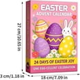 thumbnail image 6 of BESTSKY Bunny Advent Calendar 24Pcs 3D Flat Ornaments Airplane Blind Box Cute Figures Doll Advent Calendar Collectible Figures Gift for Kids Boys Girls, 6 of 6