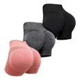 thumbnail image 1 of 3pz Shorts Licra Deportivo Mujer Sexy Short Yoga Gym Correr, 1 of 8