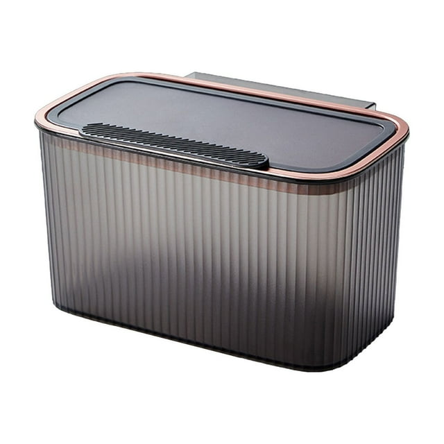 Storage Bins with Lids Kitchen Garbage Bin Wall Mounted Household Bathroom with Lid, Living Room Cabinet Hanging Kitchen Garbage Storage Bin