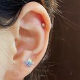 thumbnail image 3 of 3Pcs Ear Studs Eye-catching Charming Resin Women Stud Ear Rings Piercing Jewelry Decor for Girl, 3 of 7