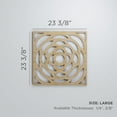 thumbnail image 2 of Ekena Millwork 23 3/8"W x 23 3/8"H x 1/4"T Large Edinburg Decorative Fretwork Wood Wall Panels, Hickory, 2 of 13