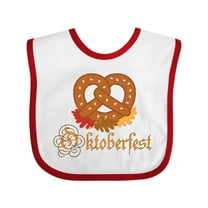 Inktastic Oktoberfest Pretzel German Festival Boys or Girls Baby Bib