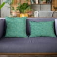 thumbnail image 2 of Plutus Tourmaline New Planet Cut Velvet Luxury Throw Pillow - Double sided 18" x 18", 2 of 2