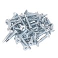 thumbnail image 1 of Tornillos cruzados galvanizados, 50 tornillos cruzados Tornillo autoperforante galvanizado Reemplazo de tornillo El mejor de su clase, 1 of 8