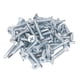 thumbnail image 2 of Tornillos autoperforantes de acero galvanizado, 50 piezas, 4,8 mm x 25 mm, cabeza plana, pernos de repuesto de alta resistencia, 2 of 8