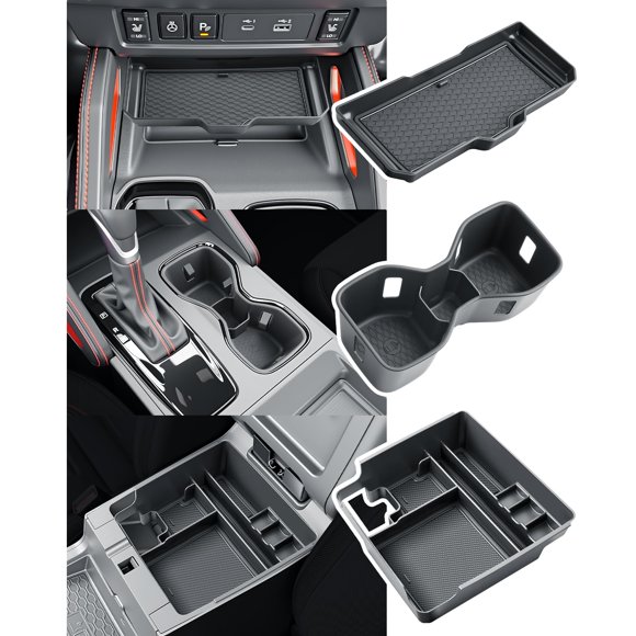 Organizador de consola central BIBIBO, paquete de 3 para Nissan Frontier 2025