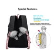 thumbnail image 5 of Mochila Blackpink Mochila recargable USB Mochila escolar para estudiantes (hy), 5 of 5