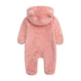 thumbnail image 2 of Toddler Kid Jumpsuit Pants Clothes Newborn Baby Boys Winter Fleece Jumpsuit Hooded Romper Zipper Coat Outwear Summer Jumpsuit For Girls Boys, 2 of 8
