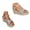 Silver, variant on Women's Platform Wedge Sandals Square Open Toe Espadrille Ankle Strap Buckle Casual Summer Dressy Sandal with Arch Support (7.5,Black)