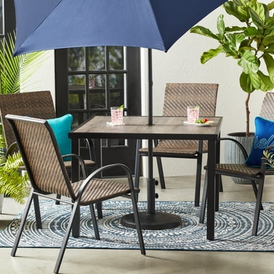 Heritage Park Outdoor Patio Dining Table Black Ireland Ubuy