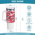 thumbnail image 3 of SKYSONIC 40 oz Cute Funny Panda Tumbler with Handle and Straw Lid, Insulated Cup Reusable Stainless Steel Water Bottle Travel Mug, 3 of 7