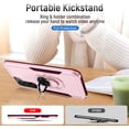 thumbnail image 4 of [PST] Samsung Galaxy S23 Plus (6.6") Ring Case, Dual Layers Heavy Duty Magnetic Hard Kickstand Case with Ring Stand, 4 of 5