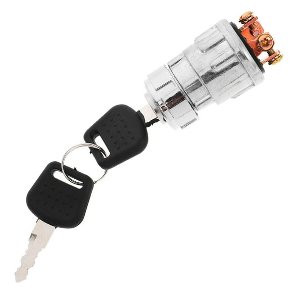 Raindrops Ignition Switch with Key Automotive Ignition Switch 4-pin Vehicle Ignition Switch(12V)