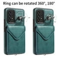 thumbnail image 3 of Allytech Galaxy A53 5G Case Wallet with Cards Holder & Detachable Shoulder Strap, Ring Holder Kickstand Vintage PU Leather Shockproof Wallet Case Cover for Samsung Galaxy A53 5G - Green, 3 of 14