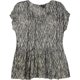 thumbnail image 1 of Lucky Brand Blusa estampada con peplum para mujer, marrón, XS, 1 of 2