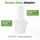 thumbnail image 5 of Uxcell 5-Pack Adaptador de Manguera de Jardín, Conectores de Rosca Macho de 12mm x G1/2" para Riego/Aguacero al Aire Libre [Blanco], 5 of 6