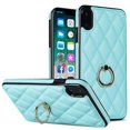 thumbnail image 1 of iPhone 14 /13 /12 /11 Plus Pro Max Mini XR XS MAX 7Plus 8Plus Case,Soft TPU Leather Back Case With Ring Holder Stand Cheap and fine, 1 of 5