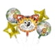 thumbnail image 3 of piezas de globos de helio de aire con diseño de animales de la selva, tigre, león, mono, cebra, jirafa, vaca, para niños, talla S, 3 of 5