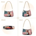 thumbnail image 2 of Deer on American FlagWomen Small Shoulder Bag Crossbody Tote Hobo Bags Purse Clutch Handbags with Chain Strap for Women, 2 of 7
